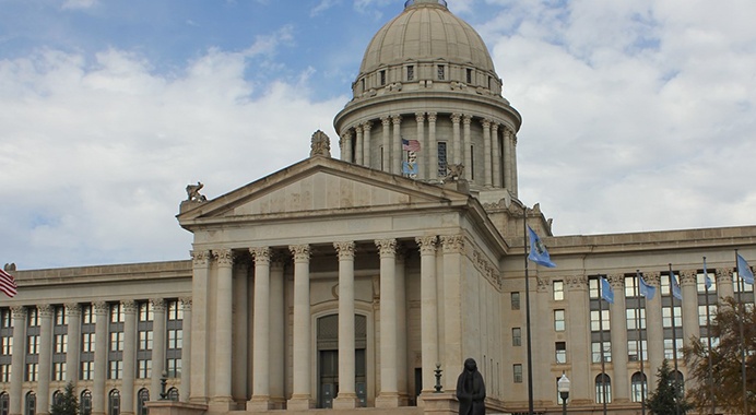 Oklahoma Capitol Building Vandalized
